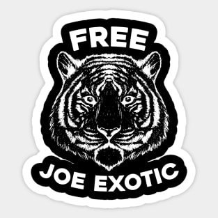 Free Joe with Tiger Exotic Animal Park Tiger Sticker